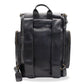 Rovira Black Leather Backpack