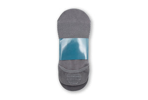 Aires Premium Cotton Anti-Bacterial Hidden Socks - Slate