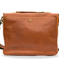 Covenas Chestnut Leather Satchel Bag