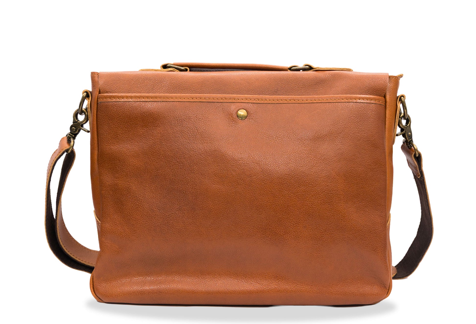 Covenas Chestnut Leather Satchel Bag