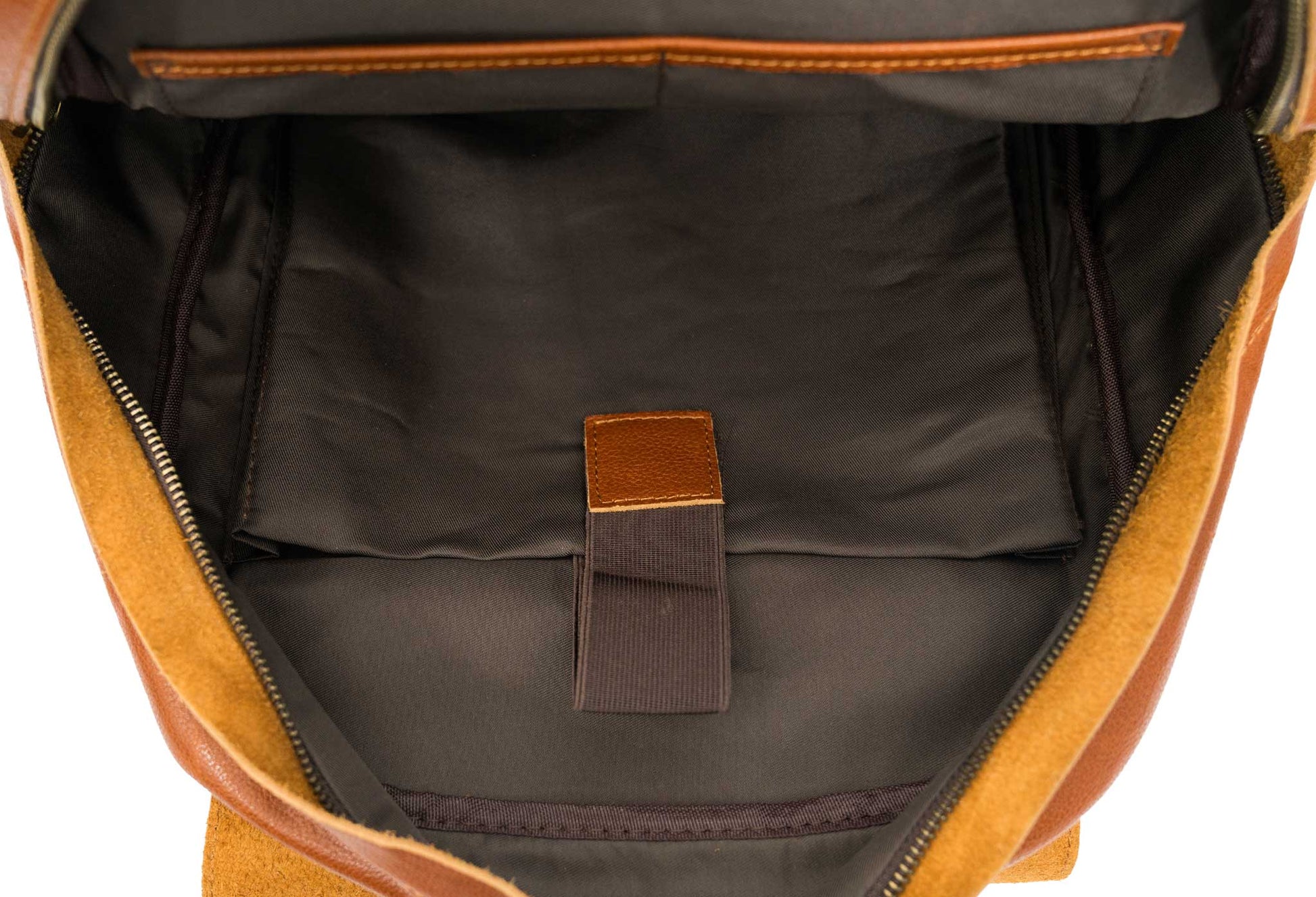 Neiva Chestnut Leather Backpack