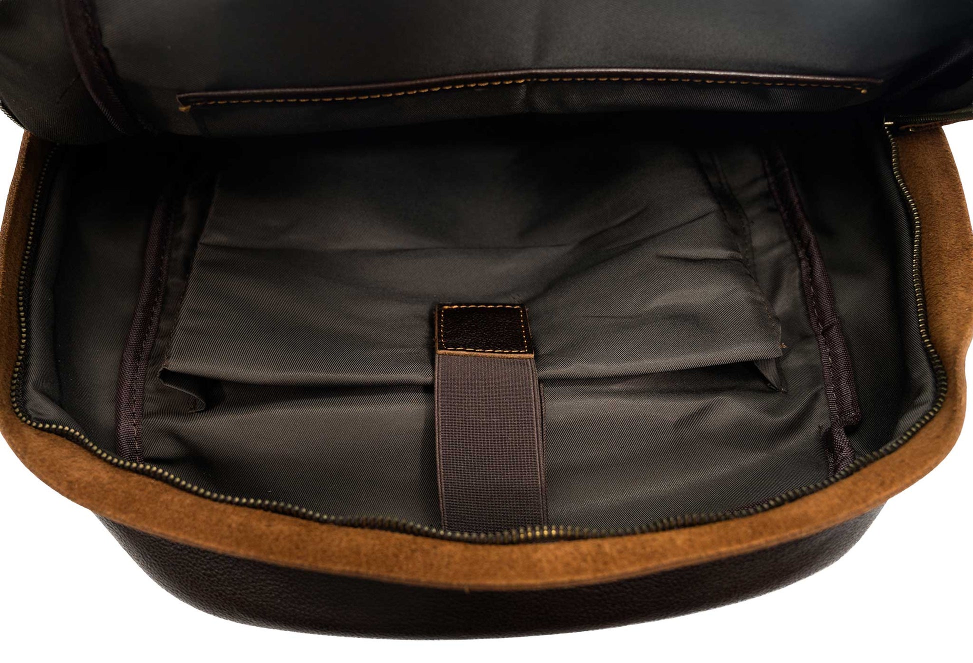Neiva Walnut Leather Backpack
