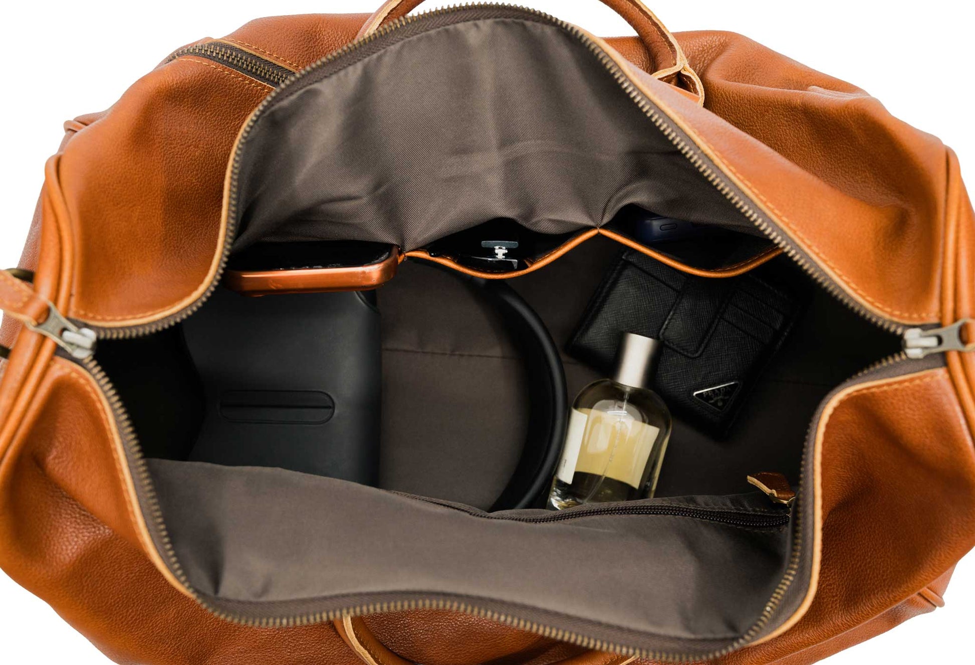 Bolivar Chestnut Leather Duffle