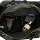 Bolivar Black Leather Duffle