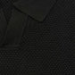 The Organic Knitted Polo - Black