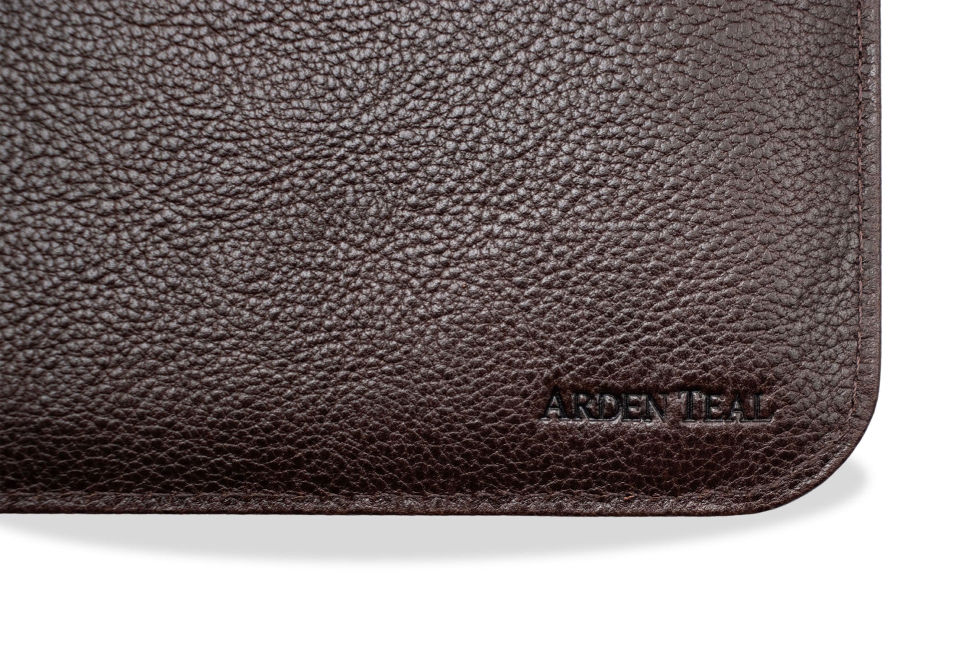 Rocco Walnut Leather Laptop Sleeve