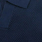 The Organic Knitted Polo - Navy