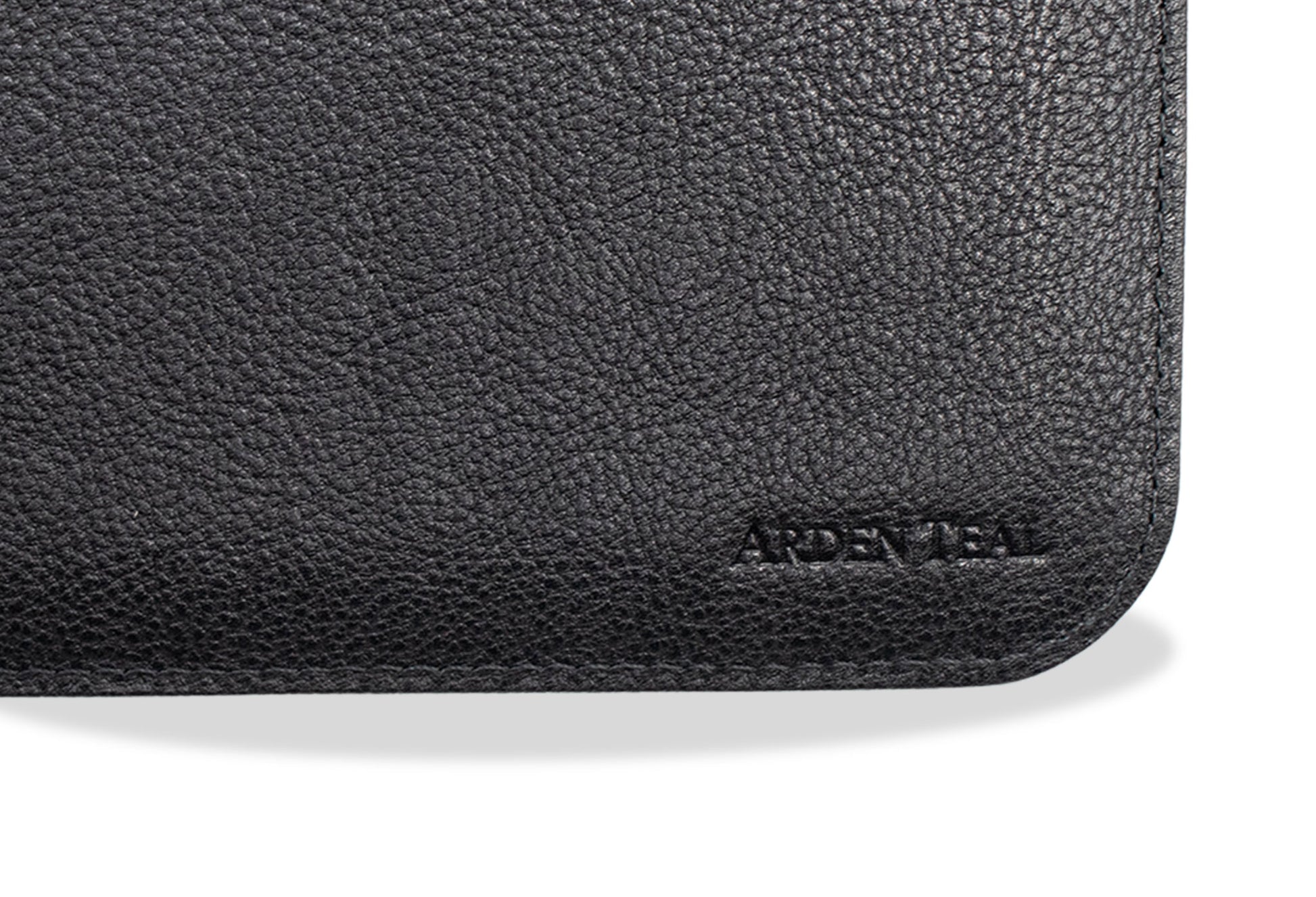 Rocco Black Leather Laptop Sleeve