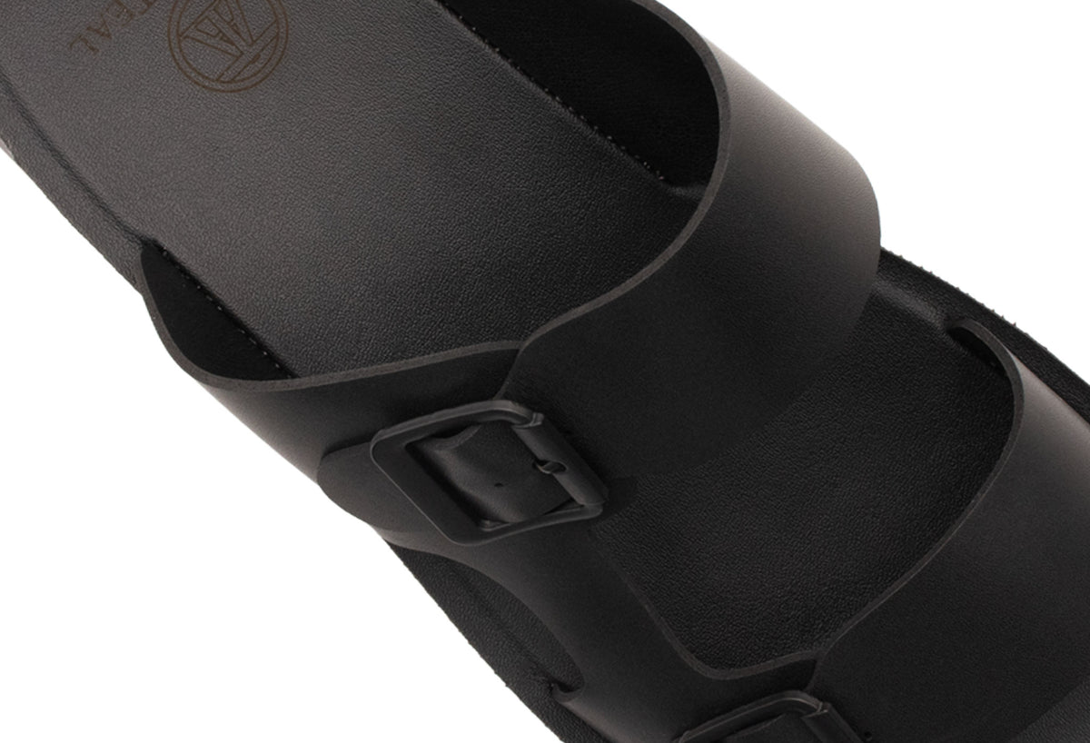 Rios Black Sandals