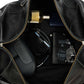 Barichara Black Leather Duffle