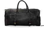 Barichara Black Leather Duffle