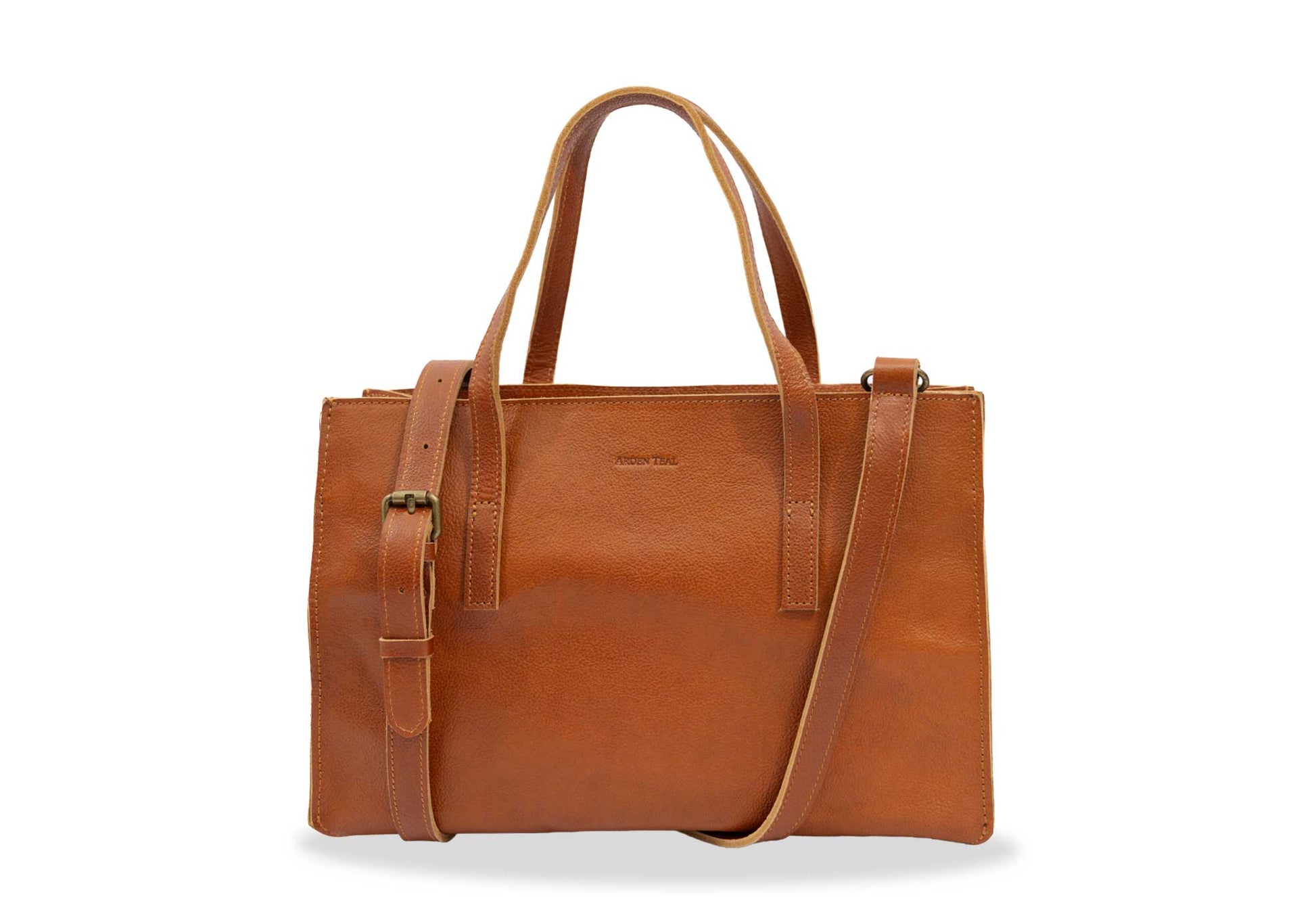 Madryn Chestnut Leather Mini Messenger Bag