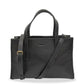  Madryn Black Leather Tote Bag