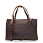 Madryn Walnut Leather Mini Messenger Bag