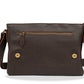 Salento Walnut Leather Crossbody Bag