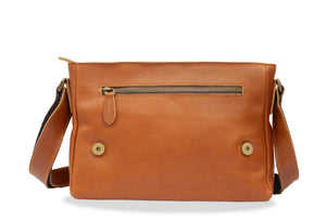 Salento Chestnut Leather Crossbody Bag