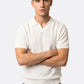 The Organic Knitted Polo - Off White