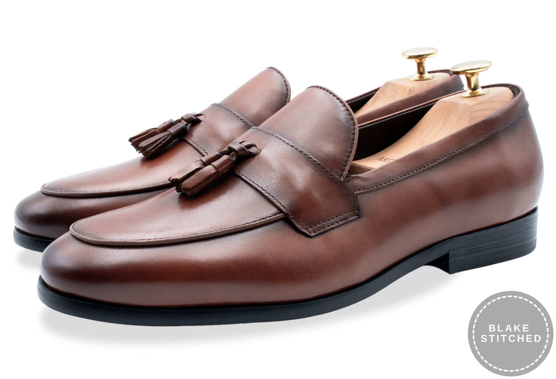 Camarada Chestnut Blake Stitch Loafer