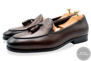 Esquel Walnut Blake Stitch Belgian Loafer