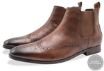 Bariloche Blake Stitch Chestnut Chelsea Boots