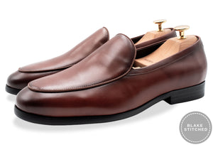 Moreno Auburn Blake Stitch Venetian Loafer