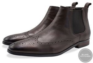 Bariloche Blake Stitch Walnut Chelsea Boots