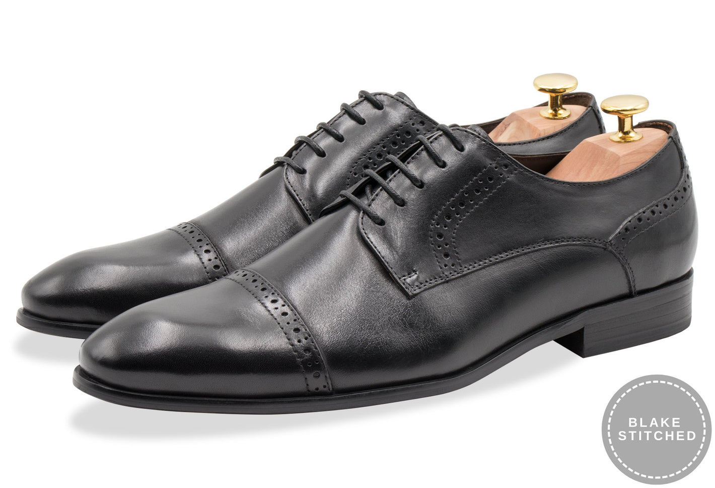 Estero Blake Stitch Black Derby