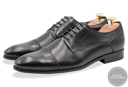 Estero Blake Stitch Black Derby