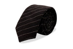 Paulo Black Japanese Cotton/Linen Tie