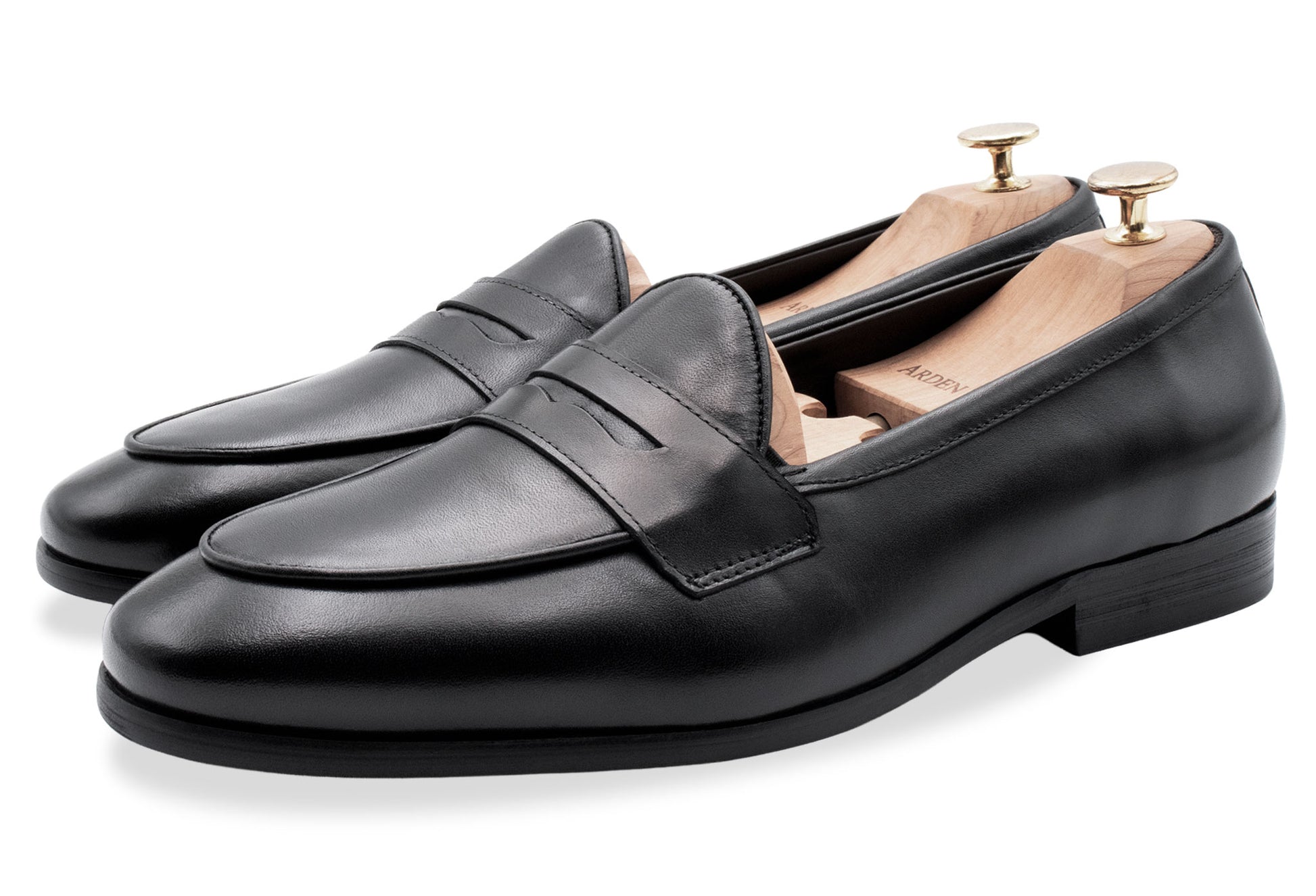 Emperado Black Belgian Penny Loafer