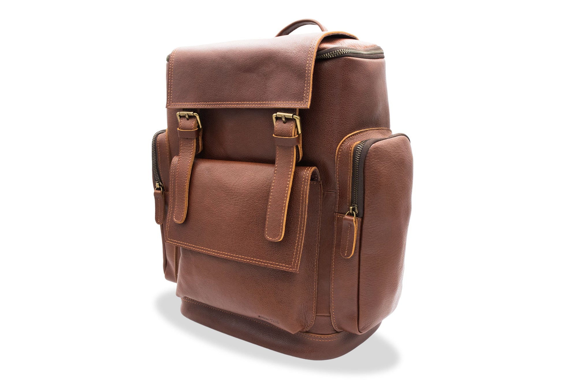 Rovira Chestnut Leather Backpack