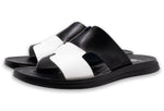Chajari White Black Sandals
