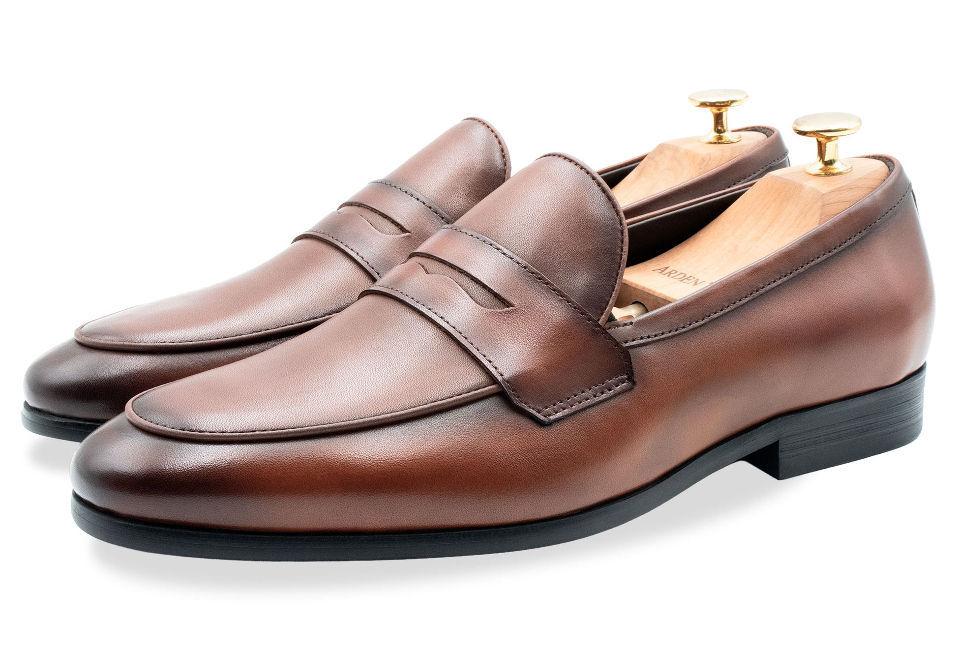 Olavarria Chestnut Penny Loafer