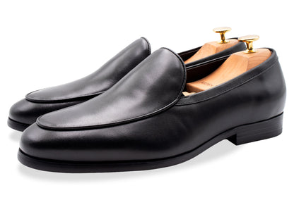 Moreno Black Venetian Loafer