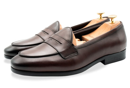 Emperado Walnut Belgian Penny Loafer