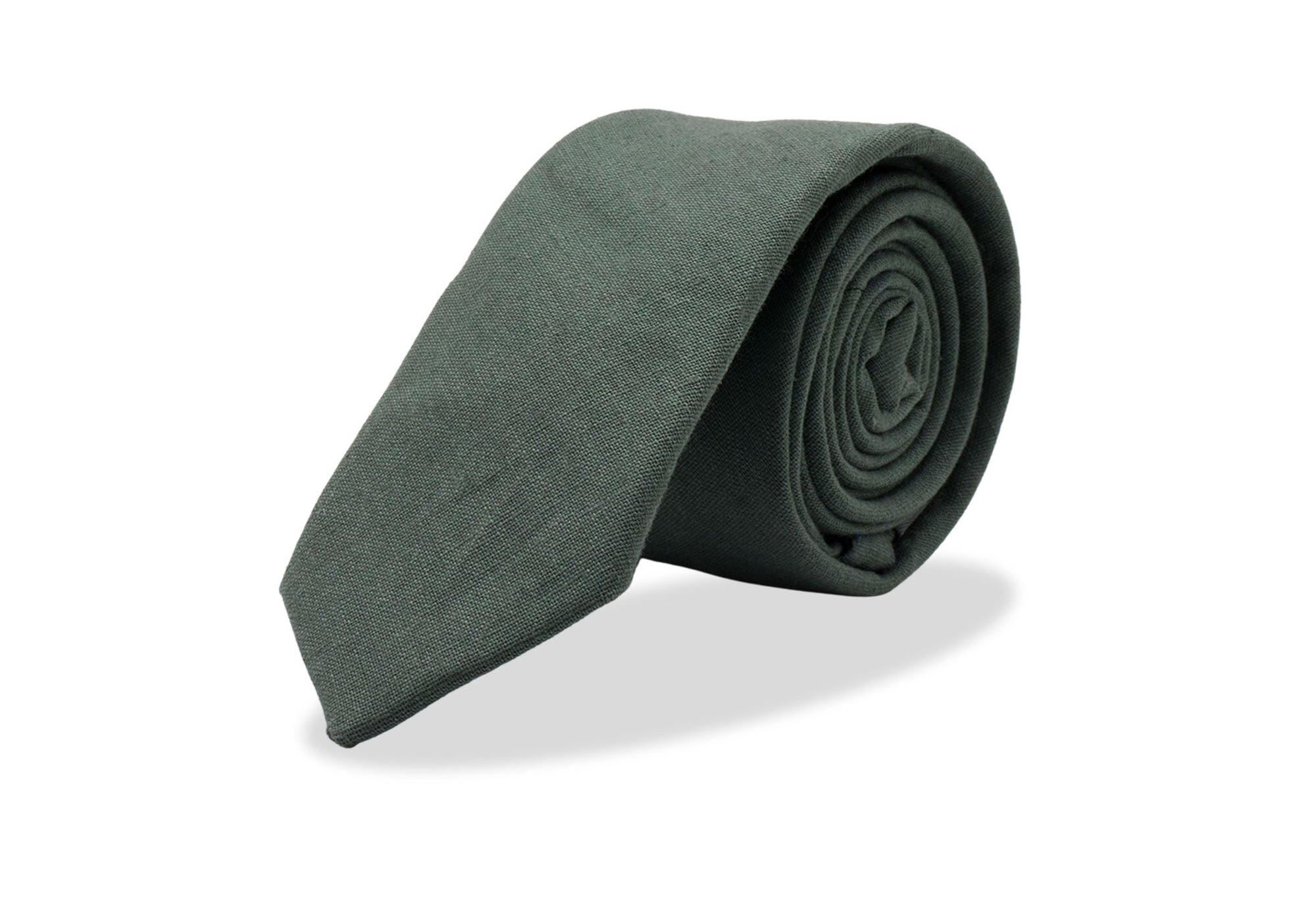 Anaco Black Linen Tie