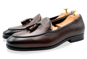 Esquel Walnut Belgian Tassel Loafer