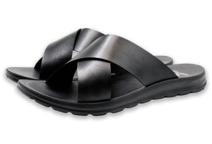 Concordia All Black Sandals