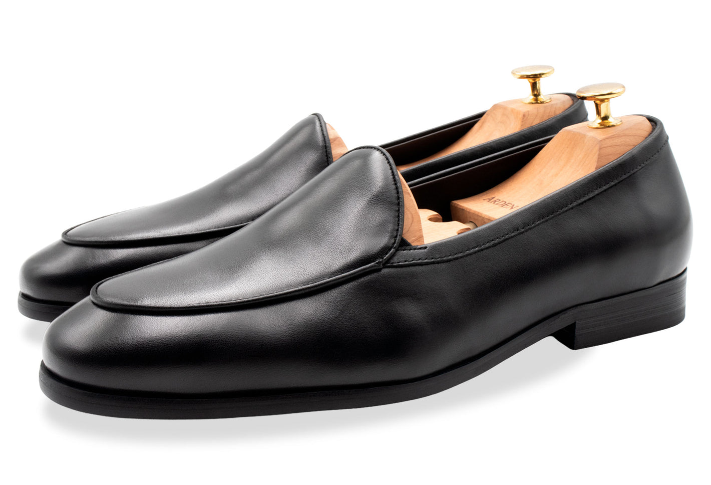 Monteros Black Belgian Venetian Loafer