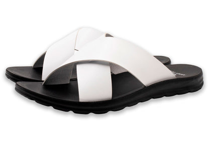 Concordia White Sandals