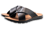 Concordia Black Sandals