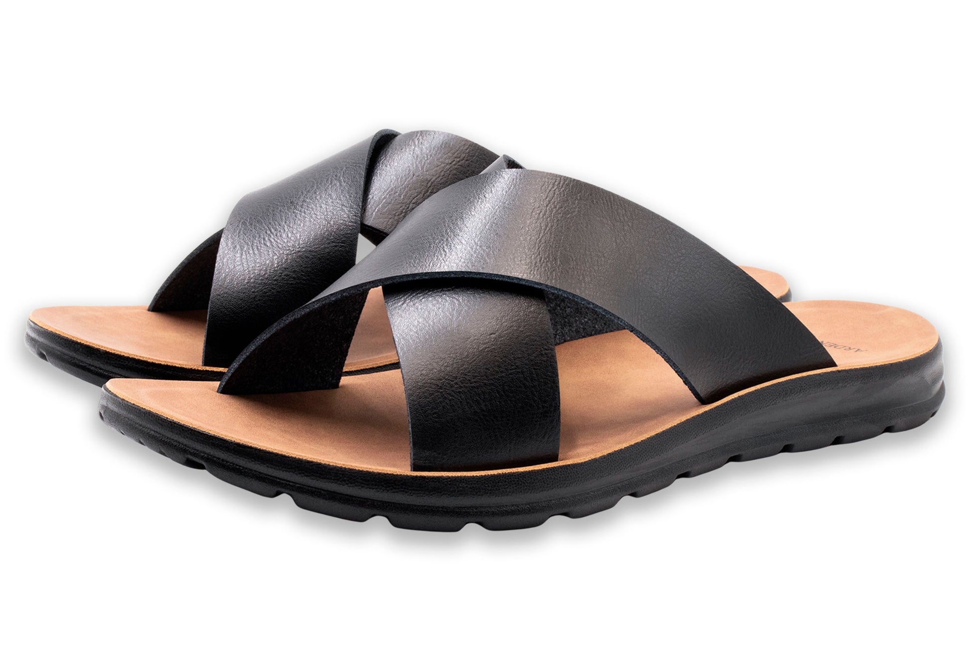 Concordia Black Sandals