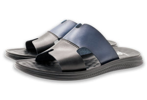 Chajari Navy Black Sandals