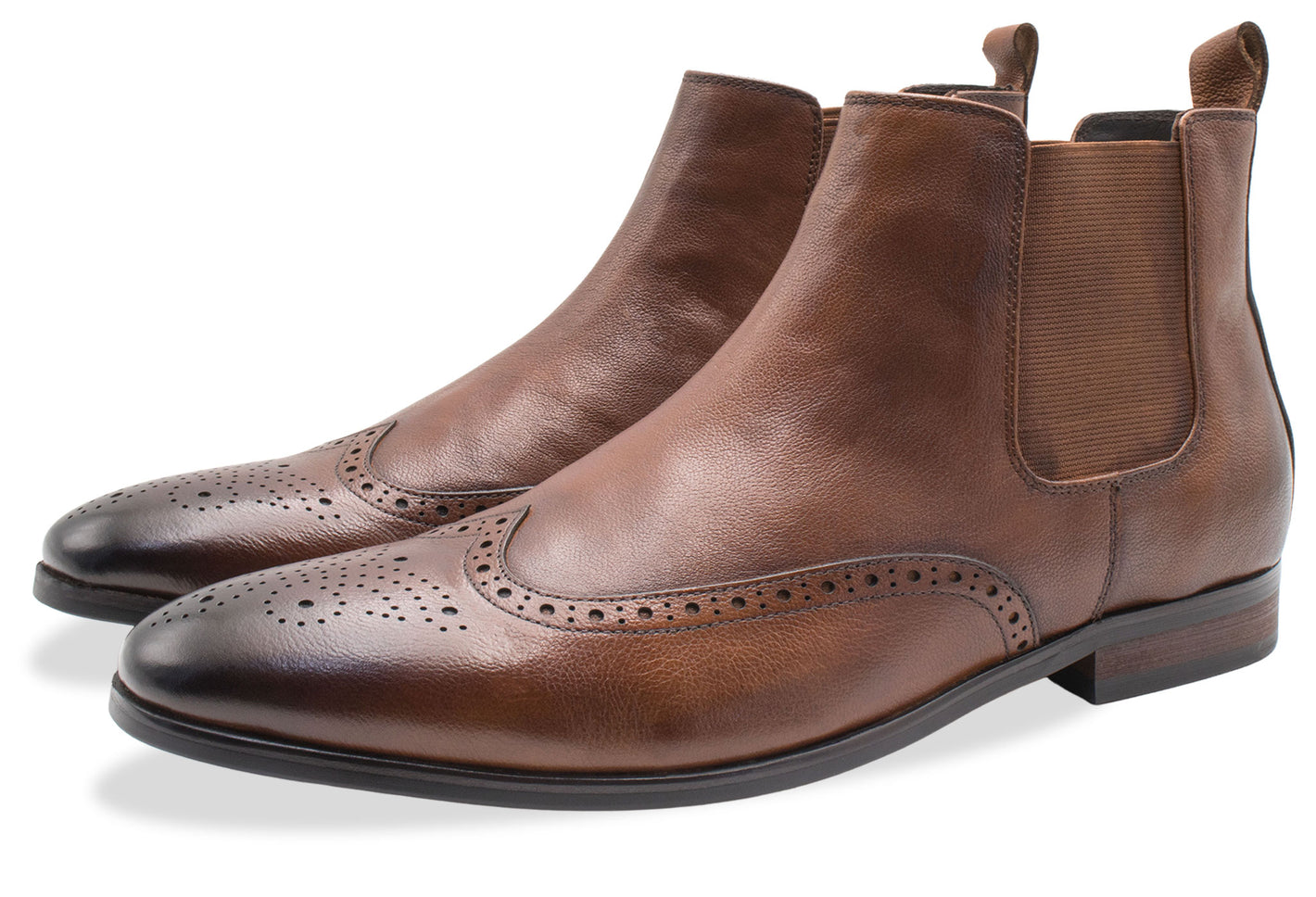 Bariloche Blake Stitch Chestnut Chelsea Boots
