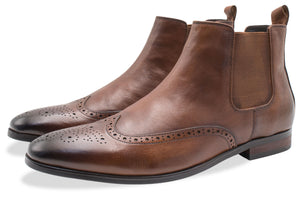Bariloche Blake Stitch Chestnut Chelsea Boots