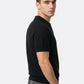 The Organic Knitted Polo - Black