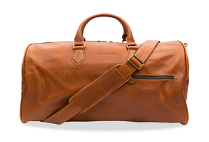 Bolivar Chestnut Leather Duffle
