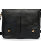 Covenas Black Leather Satchel Bag