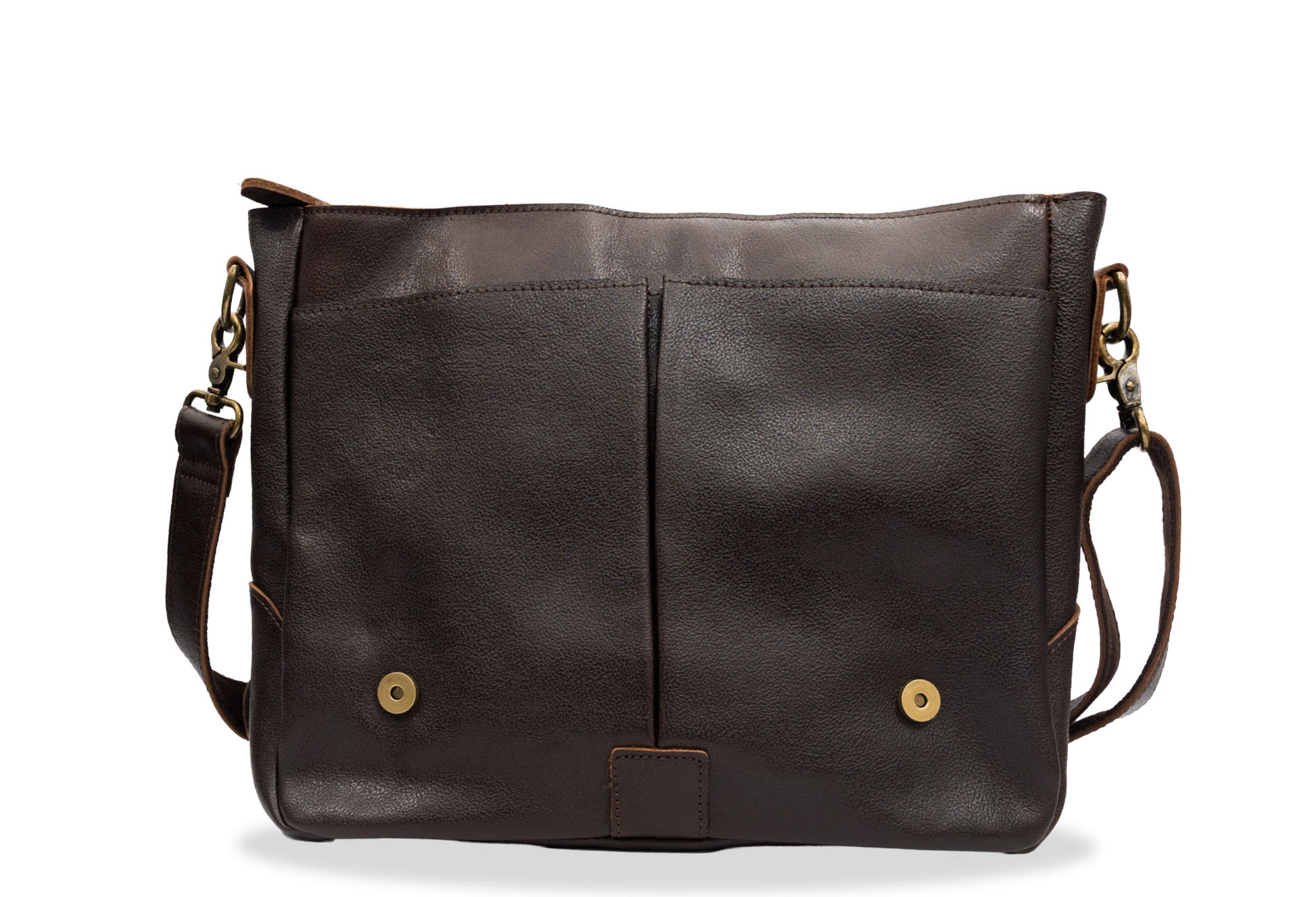 Covenas Walnut Leather Satchel Bag