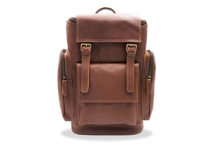 Rovira Chestnut Leather Backpack